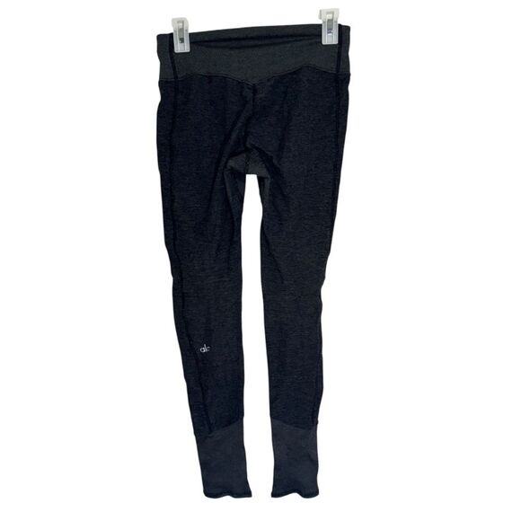 Alo Yoga Charcoal Grey Activewear Leggings - Picture 1 of 6